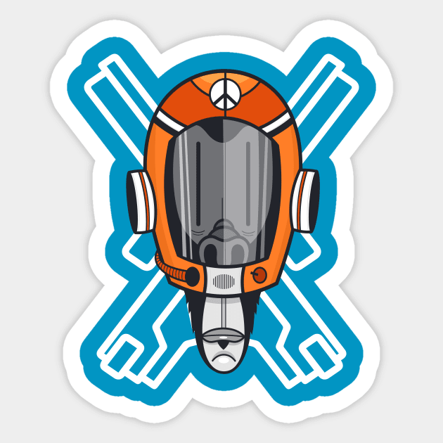 Space Cadet Sticker by thevisualgroove